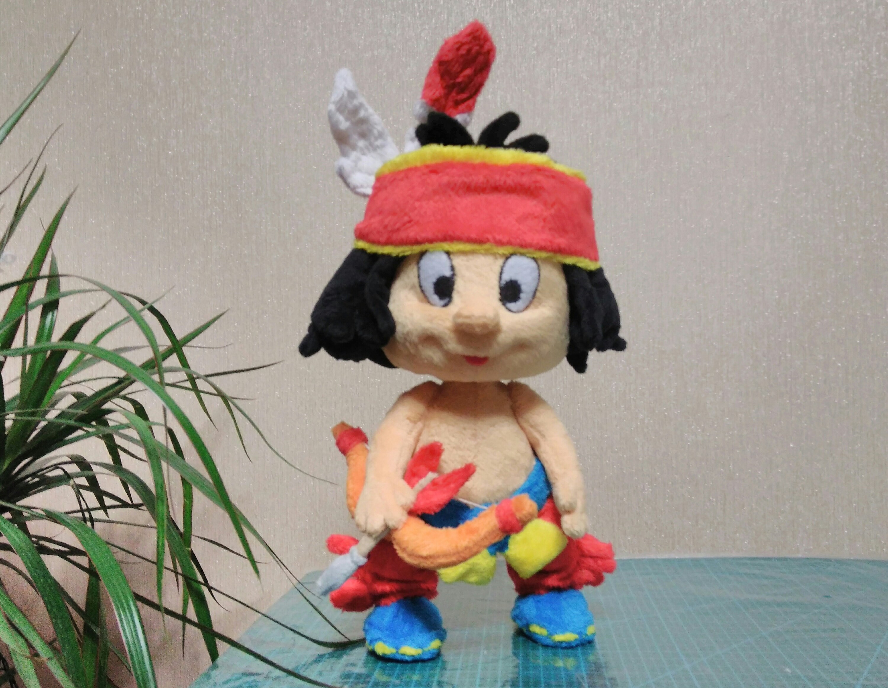 Custom Plush indian boy Little Hiawatha doll handmade by Etsy