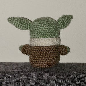 Baby Yoda - Star Wars inspired crochet amigurumi plush image 2