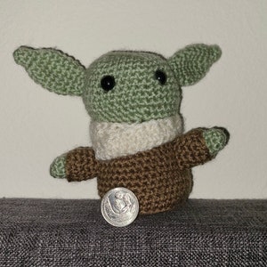 Baby Yoda - Star Wars inspired crochet amigurumi plush image 1