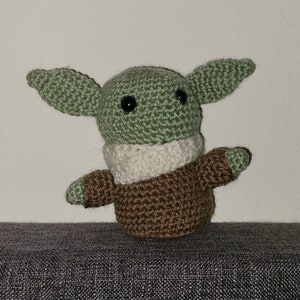 Baby Yoda - Star Wars inspired crochet amigurumi plush image 6