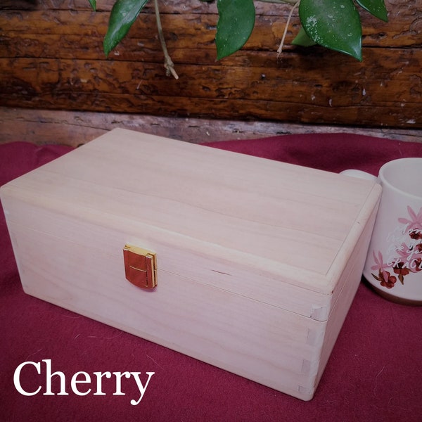 Unfinished Wood Box Etsy