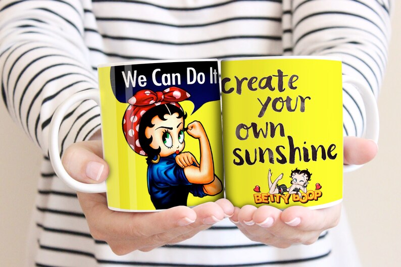 Pack Betty Boop 45 Feminist Message Mug Templates