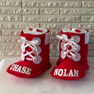 Pair of Santa&#39;s Christmas Boots