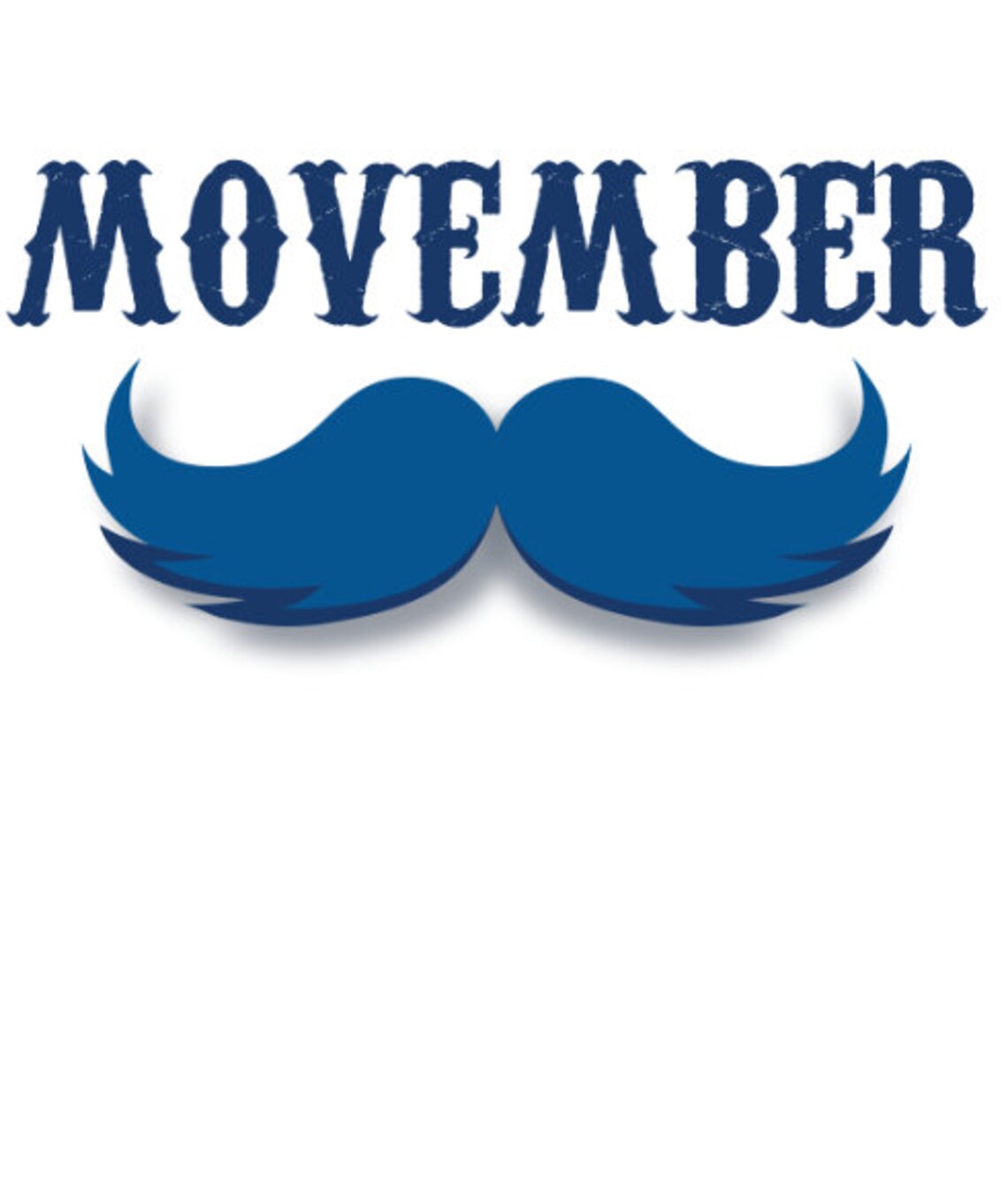 Sweatshirt Moustache Vintage Bleu - Cadeau Humour Pour Fan De Moustache, Coupe Classique, 241g