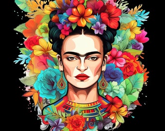 Frida PNG Digital Download - Sublimation and Screen Print Graphic Design  Popular Trending Art PNG Design for Etsy