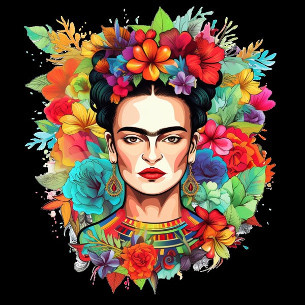 Frida PNG Digital Download - Sublimation and Screen Print Graphic Design  Popular Trending Art PNG Design for Etsy