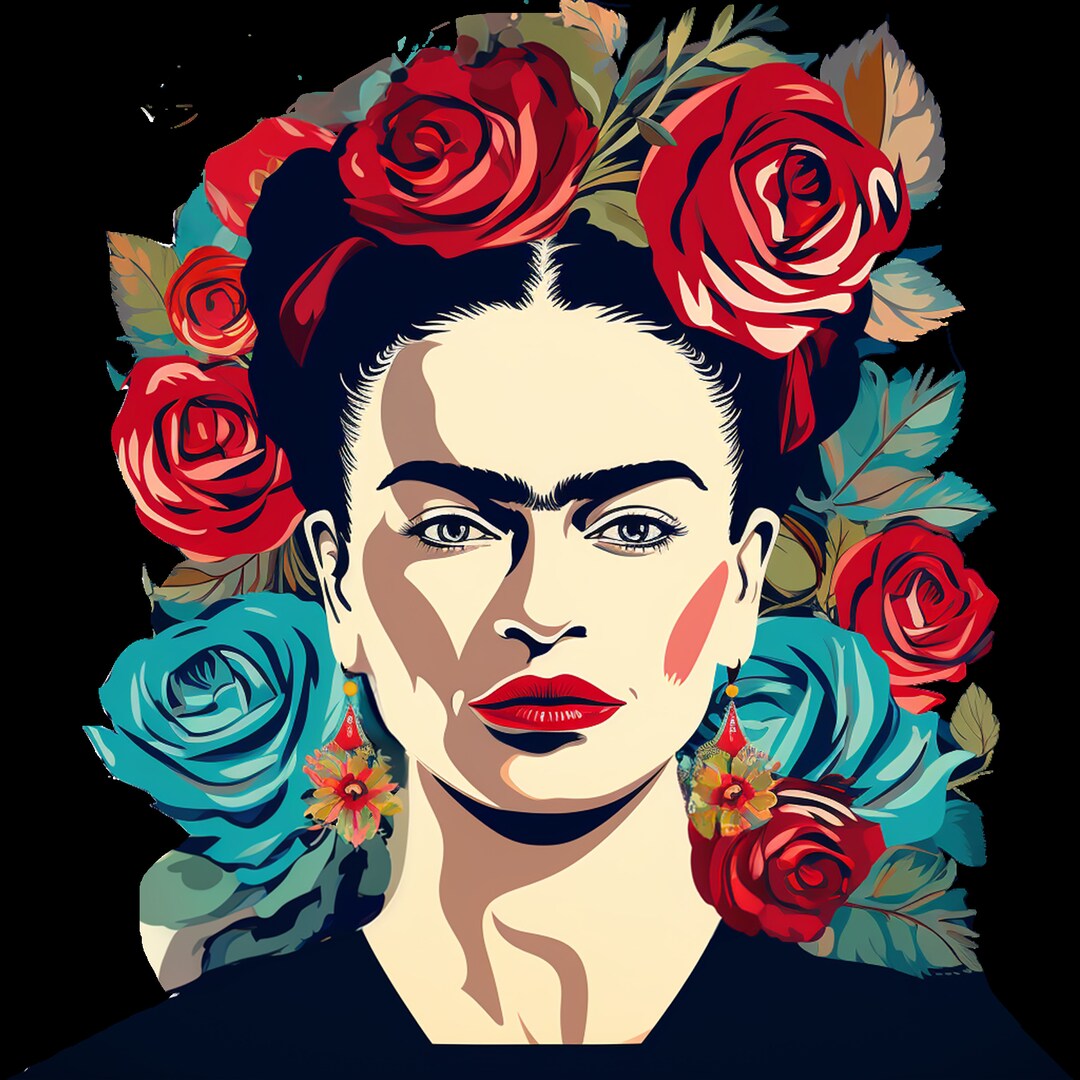 Frida Png Digital Download Sublimation Screen Print Design Graphic ...