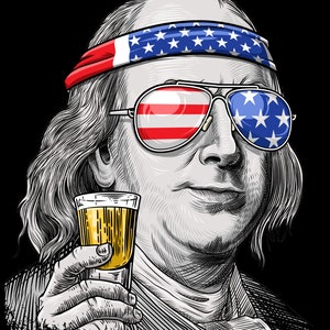 Ben Drankin Funny 4th Of July png, America sublimation design downoad, Retro 4th of july, patriotic, Usa png, America shirt