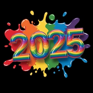 Gelukkig nieuwjaar 2025 digitale download png, sublimatieontwerp voor sweatshirts, oudejaarsshirt png, nieuwjaarsbord, ornament 2025