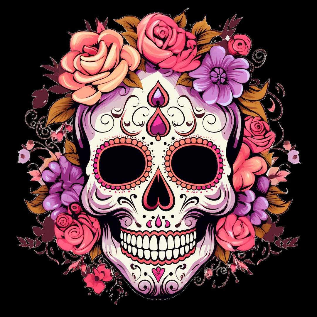 thumbnail image 2 of Bluebubble Day Of The Dead Sugar Skull Earrings – Silver Plated Drop Earrings 2 of 6
