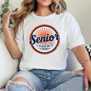 Senior Class of 2026 PNG | Graduation 2026 Sublimation Design | DTF Transfer | Senior 2026 Shirt Design | Digital Download