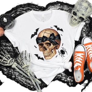 Halloween Skull Bow png, Coquette Bow Halloween png, Halloween png, Skeleton png, Spooky Season png, Coquette png, Sublimation png designs
