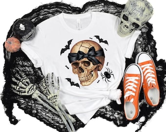 Halloween Skull Bow png, Coquette Bow Halloween png, Halloween png, Skeleton png, Spooky Season png, Coquette png, Sublimation png designs
