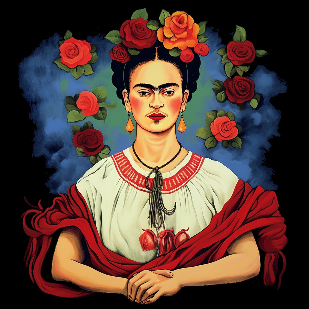 Frida Png Digital Download Sublimation Screen Print Design Graphic ...