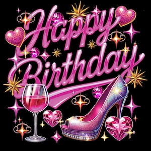 Birthday  PNG Sublimation Design  Birthday Party Queen PNG  Instant Download Sublimate Design, Popular bday party png trendy design