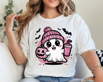 Fantôme Png, Halloween Png, Café Png, Png Halloween Mignon, Png Mignon Effrayant, Png Effrayant, Coquette Png, Fantôme Kawaii Png, Bébé Fantôme Png