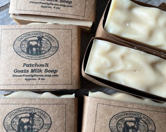 E.O. Patchouli Goats Milk Soap