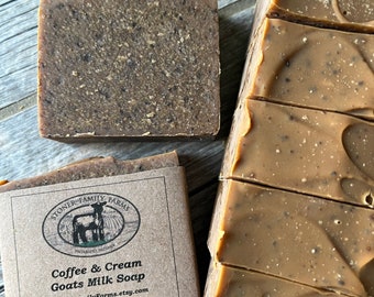 Coffee & Cream Goats Milk Soap