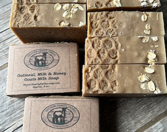 Oatmeal, Milk & Honey Goats Milk Soap