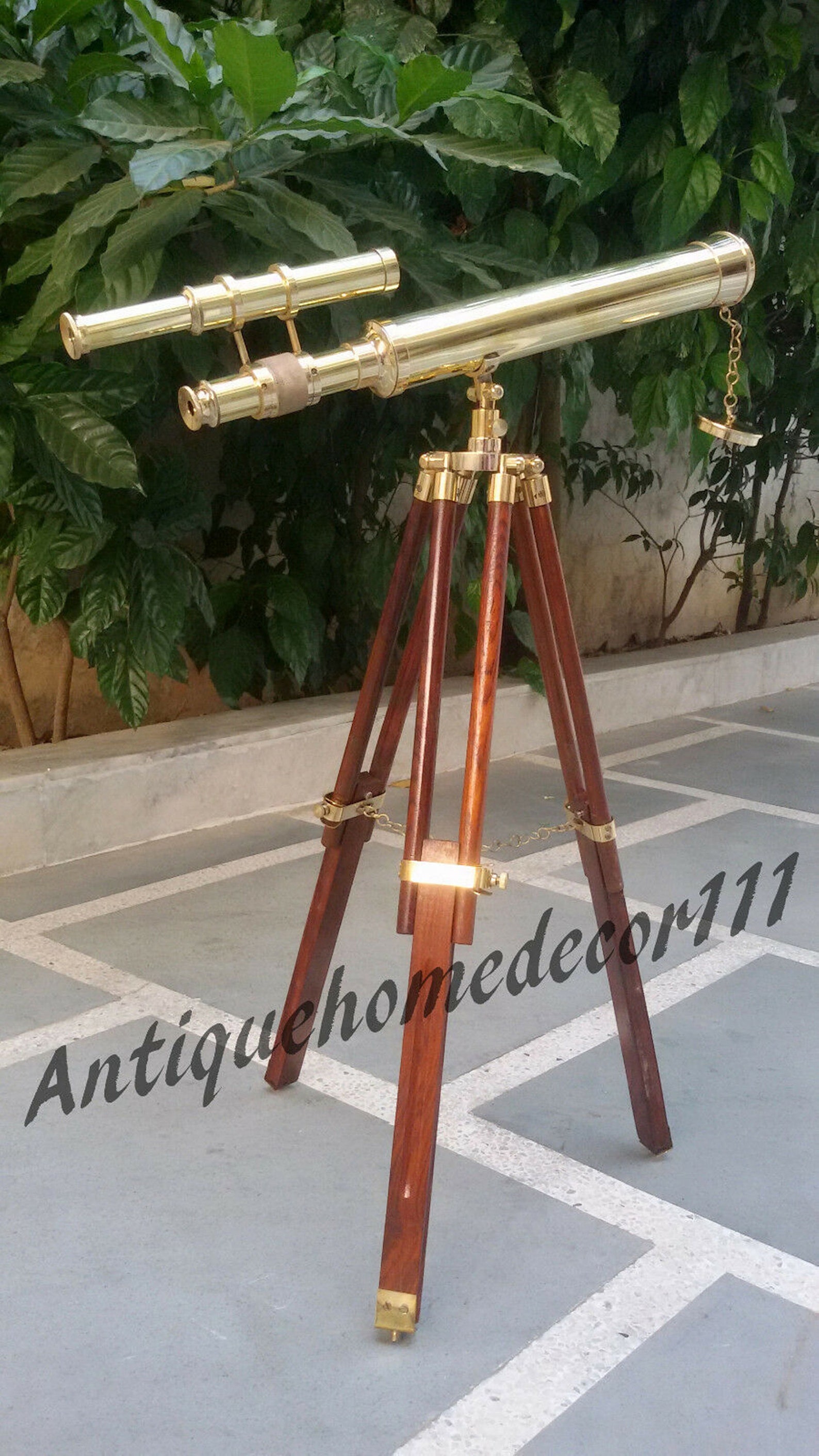 Home & office decorative brass table telescope with tripod Etsy