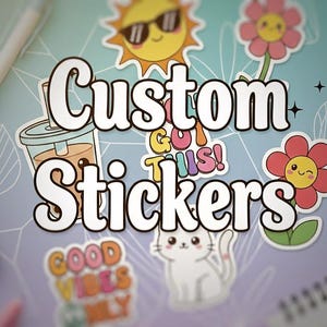 Premium aangepaste stickers vinyl decal waterdicht laptop bidon auto notebook persoonlijk logo sticker