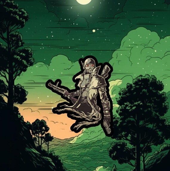 The Courier of the Mojave Sticker | Fallout: New Vegas NCR Veteran Ranger Art Decal
