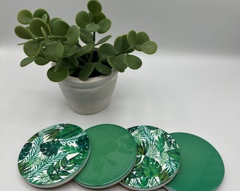 Coasters Monstera Leafs