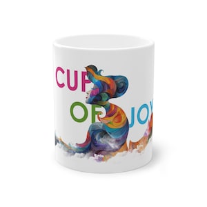 Modern Art Mug, 11oz, cup of joy, joy, present, gift, coffee mug, art lover Bild 1