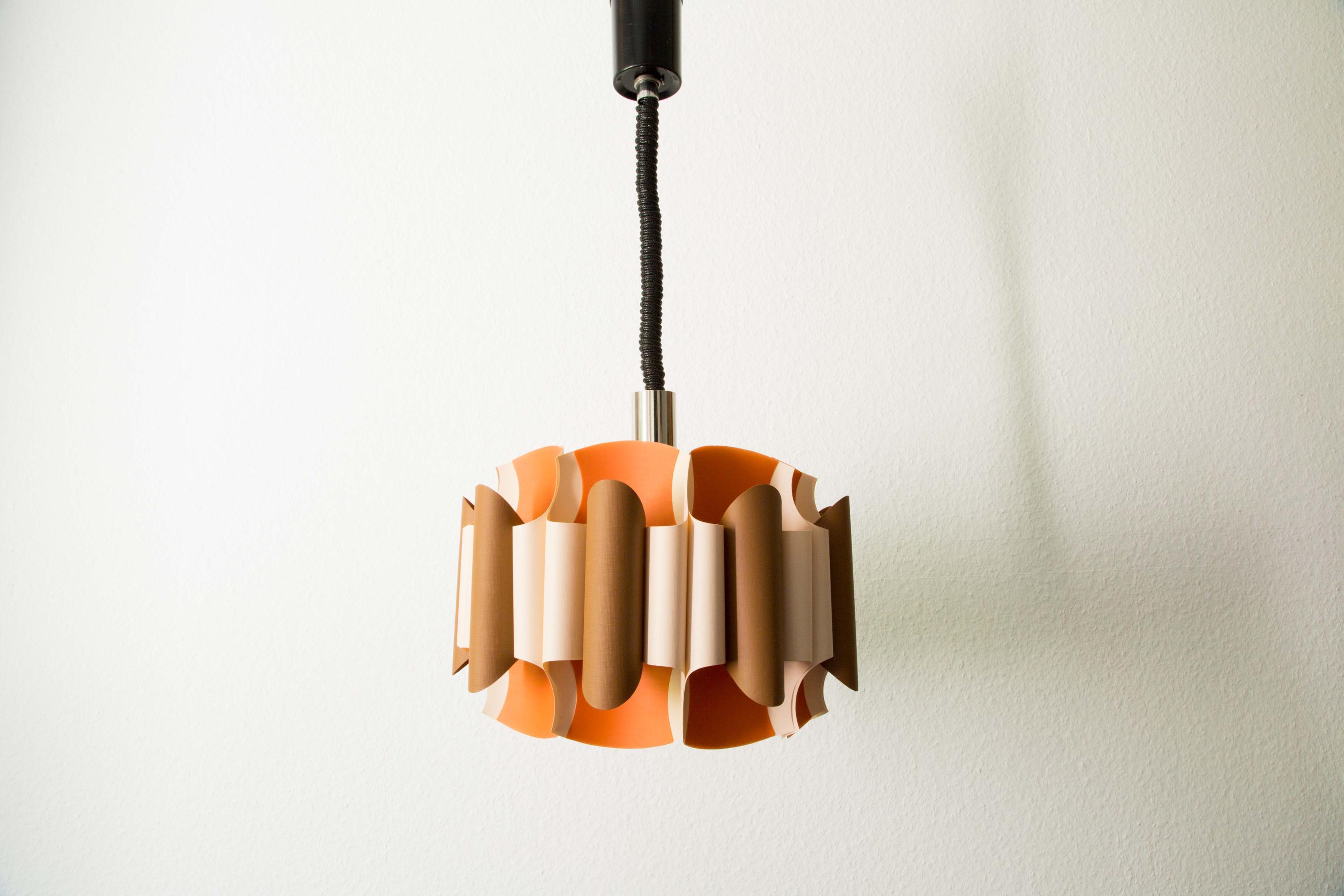 Zicoli Design, Italian Designer Lamp, Vintage 70s Rarity, Plastic