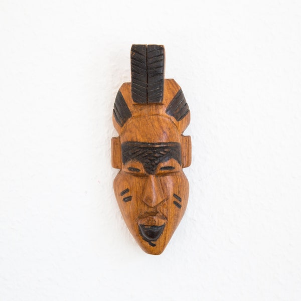 Indigene Kunst Mittlamerika Azteken Holz Skulptur Wanddekoration // Indigenous art Central America Aztec wood sculpture wall decoration