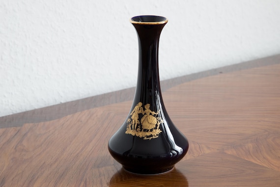 Limoges Castel France Porcelain Vase 22 K Gold 15 Cm - Etsy Canada