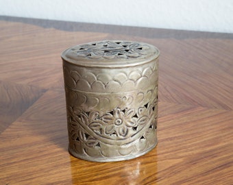 Antique Art Deco candle holder hurricane silver plated brass