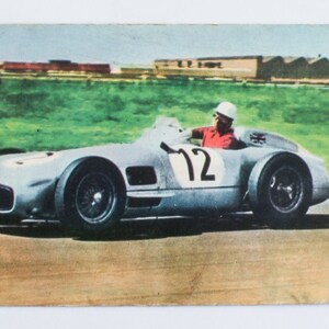 Stirling Moss Mercedes 300 SLR Heinerle Sammelbild