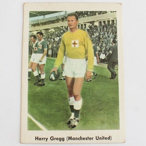 Harry Gregg Manchester United Heinerle Sammelbild im exzellenten Sammlerzustand