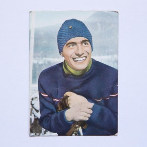 Charles Bozon Slalom der Herren Heinerle Sammelbild