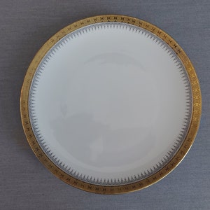 1 van 6_Kuchenteller_Teller_Porzellan_Manufaktur_Goldverzier_door Winterling Marktleuthen Beieren