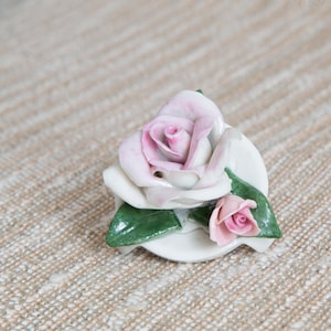 MINT CONDITION Porcelain Rose Blossom Flower Decoration Wedding