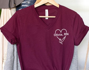 V neck nurse shirt Clearance