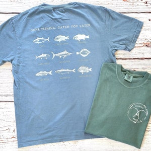 Comfort Colors® Fish Shirt | Fishing Dad Shirt | Husband Gift Shirt | Gift Shirt For Father's Day | Fisherman Shirt | 12336