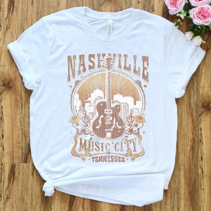 Nashville Tennessee Guitar T Shirt | Nashville Concert Trip Tshirt | Girls Nashville Trip Shirt | Country Music Tee | Festival Top | 12217