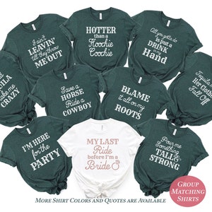 Country Bachelorette Party Shirts | Nash Bash Tshirts | Country Music Themed Bridal Shirt | Group Matching Shirt | Girls Trip Shirts | 12126
