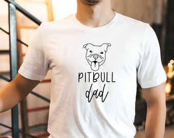 Pitbull Dad Shirt | Funny Dad Shirt | Husband Gift Shirt | Gift Shirt For Father's Day | Dog Father Shirt | 12039