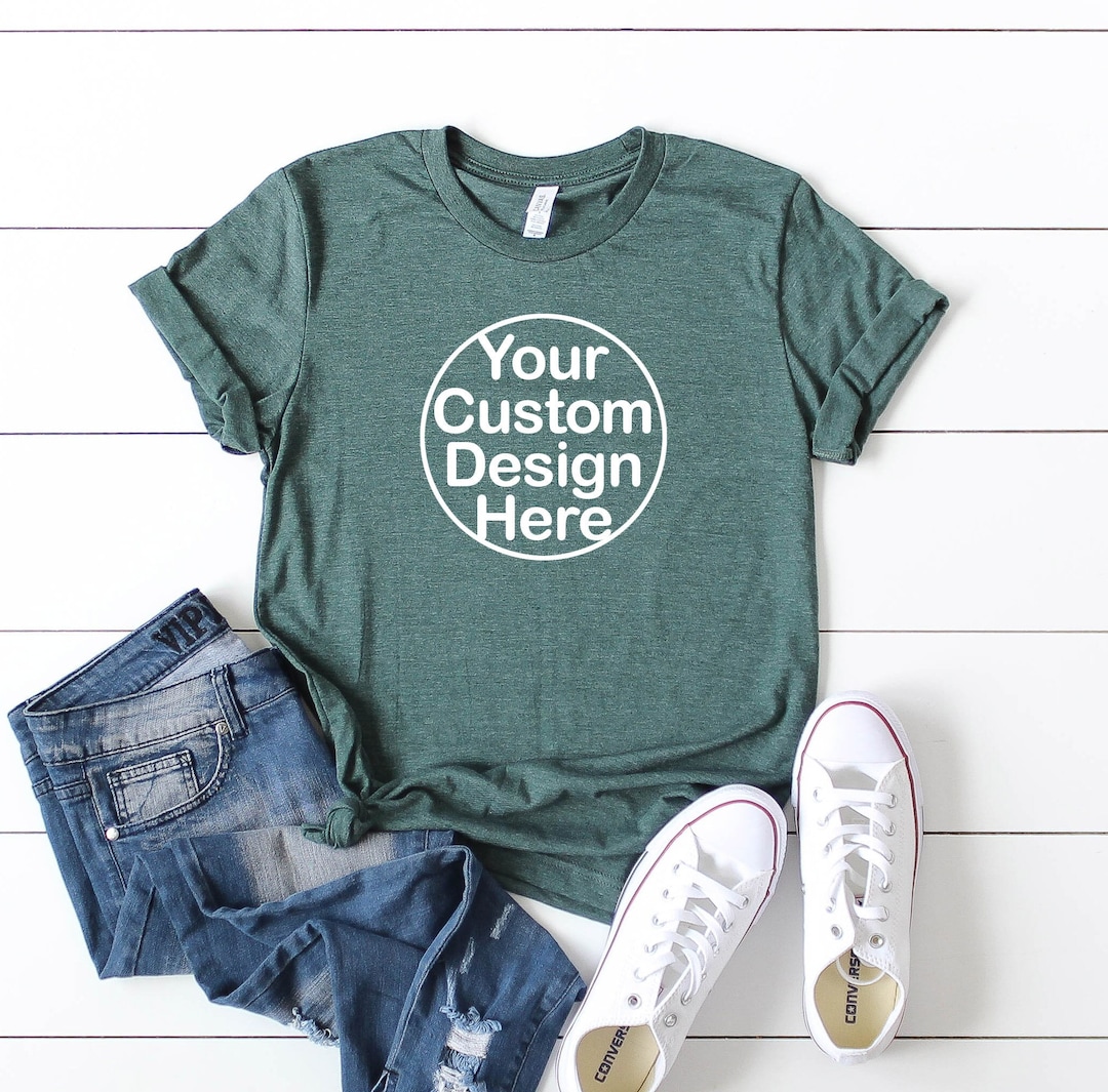 Customized Tshirt Personalized Shirt Family Shirts Make My Own Design