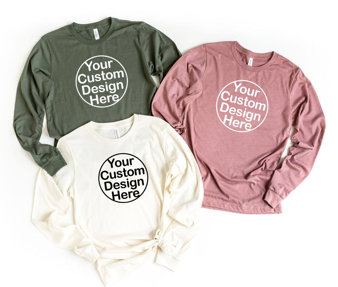 Customized Long Sleeve Tshirt Personalized Long Sleeve Shirt Family