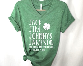 Funny St. Patrick's Day V-Neck Shirt, 9016