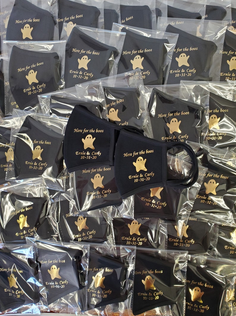 Custom Bulk Face Masks Company Logo Masks Party Favors Etsy