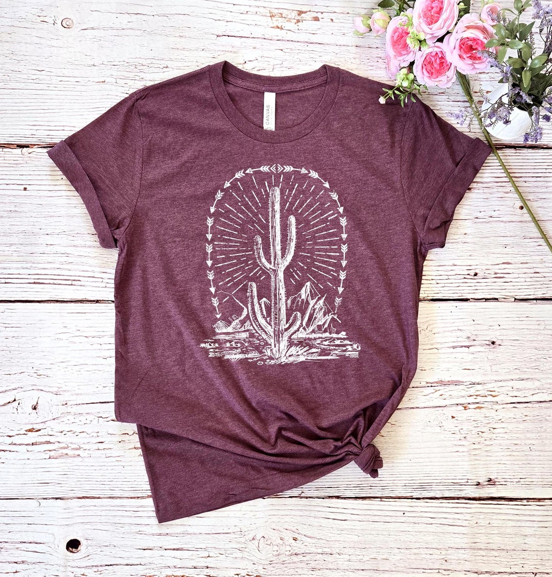 Cactus Graphic Shirt | Cacti Plant Shirt | Cactus Lovers