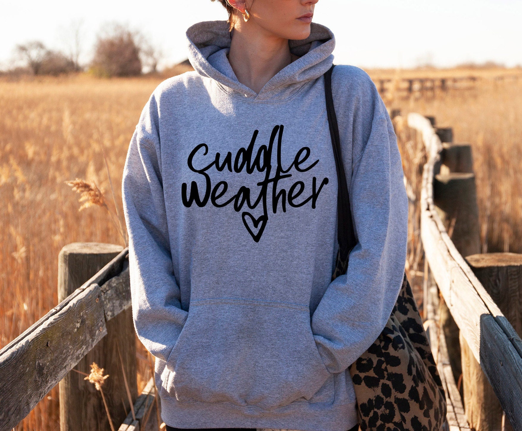 Cuddle Weather Hooded Sweatshirt Comfy Fall Hoodie Chill Weather Hoodie  11934 - Etsy
