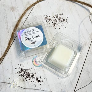 Coffee Scent Wax Melt, Wax Melt Samples, Wax Melt Mini, Cozy Corner Café, Coffee Wax Melt, Bakery Scent Wax Melt, Handmade Wax Melt