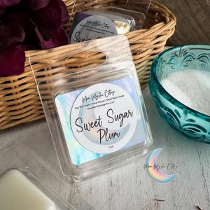 Sweet Sugar Plum Wax Melt, Sample Wax Melt, Sweet Scented, Handmade Wax Melts, Wax Melt Mini, Sweet Sugary Scented Fragrance